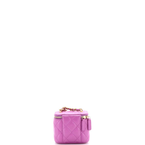 Chanel Mini Pearl Crush Vanity Case with Chain Quilted Lambskin - Picture 4 of 7